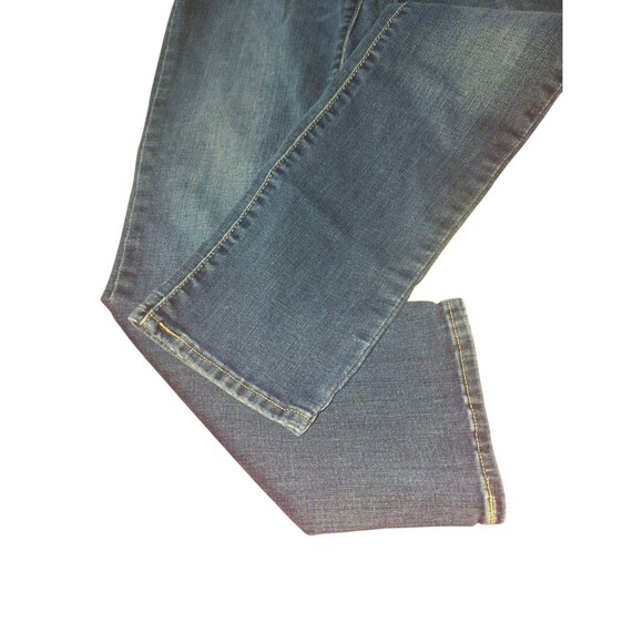 Levis Mid Rise Skinny Jeans Womens 4 Blue Stretch Ankle Dark Wash Ladies Casual - Picture 5 of 6